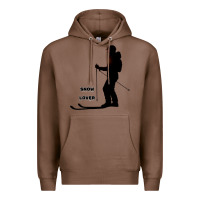 Chestnut nighttime ski adventure Premium Hoodie - tuanDangUi