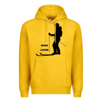 Lemon nighttime ski adventure Premium Hoodie - tuanDangUi