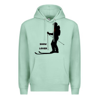 Seafoam nighttime ski adventure Premium Hoodie - tuanDangUi