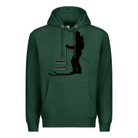 Sports Green nighttime ski adventure Premium Hoodie - tuanDangUi