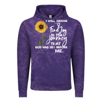 Cloud Purple I Will Choose To Find Joy In The Journey That God Vintage Hoodie - Bettercallsaul