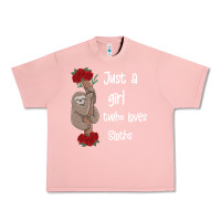 Salmon just a girl who loves sloths Urban Heavy Tee - Bettercallsaul