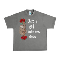 Tornado just a girl who loves sloths Urban Heavy Tee - Bettercallsaul