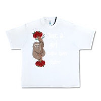 White just a girl who loves sloths Urban Heavy Tee - Bettercallsaul