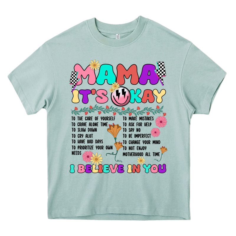Mama It's Okay Heavy Core Tee by JahusDesignShop | Teevron