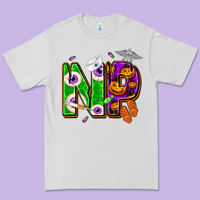 Halloween Np Nurse Practitioner Premium Tee Designed By Nancycooperartshop