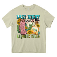 Mossy last night we let the liquar talk Heavy Core Tee - NancyCooperArtShop