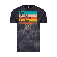 Cloud Black Eat Sleep Basketball Repeat Vintage Tee - Bettercallsaul