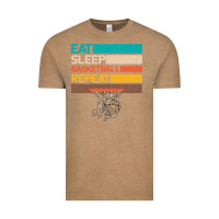 Vintage Coffee Eat Sleep Basketball Repeat Vintage Tee - Bettercallsaul