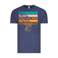 Vintage Denim Eat Sleep Basketball Repeat Vintage Tee - Bettercallsaul