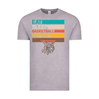 Vintage Zinc Eat Sleep Basketball Repeat Vintage Tee - Bettercallsaul