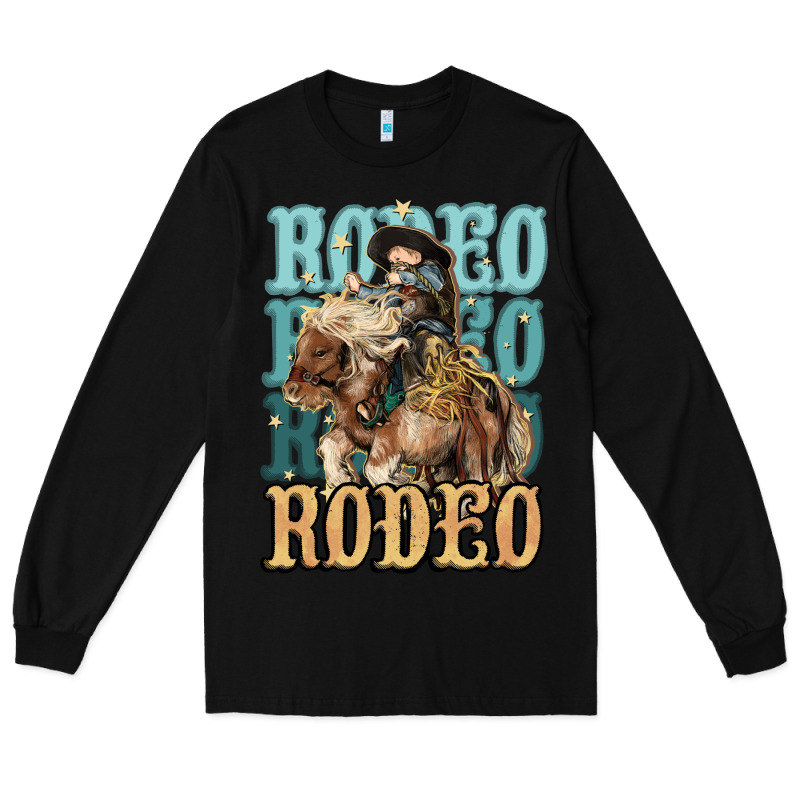 Rodeo Kid Cowboy Midilli Horse Long Sleeve Tee by HowdyJamesFarm | Teevron