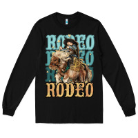 Black Rodeo kid Cowboy midilli horse Long Sleeve Tee - HowdyJamesFarm