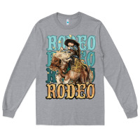 Heather Grey Rodeo kid Cowboy midilli horse Long Sleeve Tee - HowdyJamesFarm