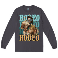 Smoke Rodeo kid Cowboy midilli horse Long Sleeve Tee - HowdyJamesFarm