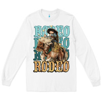 White Rodeo kid Cowboy midilli horse Long Sleeve Tee - HowdyJamesFarm