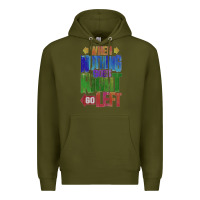Army Green motivational direction quote Premium Hoodie - tuanDangUi