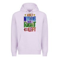 Lilac motivational direction quote Premium Hoodie - tuanDangUi