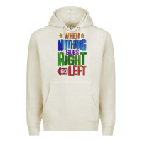 Oatmeal Heather motivational direction quote Premium Hoodie - tuanDangUi