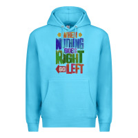 Ocean Blue motivational direction quote Premium Hoodie - tuanDangUi