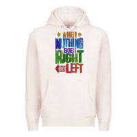 Pale Pink motivational direction quote Premium Hoodie - tuanDangUi