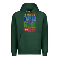 Sports Green motivational direction quote Premium Hoodie - tuanDangUi