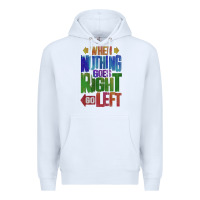 White motivational direction quote Premium Hoodie - tuanDangUi
