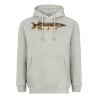 Moon Dust Northern Pike Fish Illustrations Heavyweight Hoodie - LillyAllenDesigns