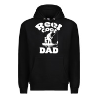 Black Reel Cool Dad fathers day fishing adventure Premium Hoodie - tuanDangUi