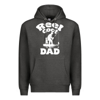Charcoal Heather Reel Cool Dad fathers day fishing adventure Premium Hoodie - tuanDangUi