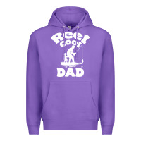 Purple Reel Cool Dad fathers day fishing adventure Premium Hoodie - tuanDangUi