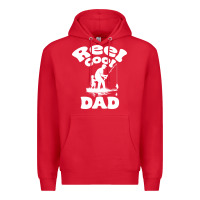 Red Reel Cool Dad fathers day fishing adventure Premium Hoodie - tuanDangUi