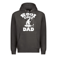 Reel Cool Dad Fathers Day Fishing Adventure Premium Hoodie | Teevron