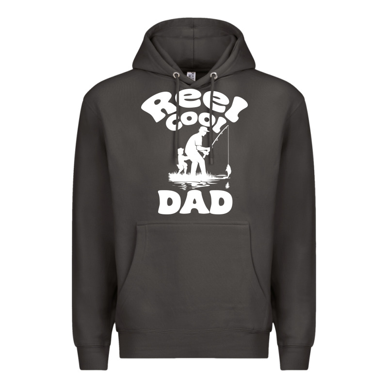 Reel Cool Dad Fathers Day Fishing Adventure Premium Hoodie by tuanDangUi | Teevron