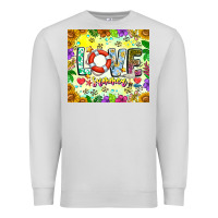 Dove Grey Love Summer Premium Sweatshirt - CowhideDigitalArt