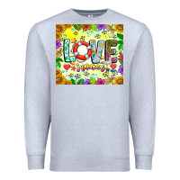 Heather Grey Love Summer Premium Sweatshirt - CowhideDigitalArt