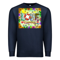 Navy Love Summer Premium Sweatshirt - CowhideDigitalArt