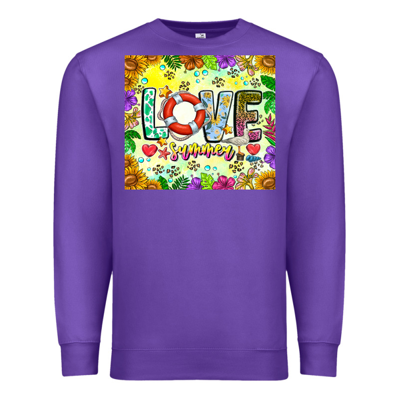Love Summer Premium Sweatshirt by CowhideDigitalArt | Teevron
