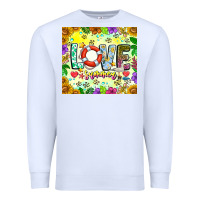 White Love Summer Premium Sweatshirt - CowhideDigitalArt