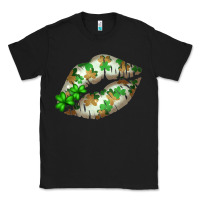 Black St. Patricks Day White Lips Classic Tee - Bettercallsaul