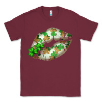 Burgundy St. Patricks Day White Lips Classic Tee - Bettercallsaul