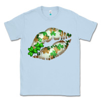 Dusty Blue St. Patricks Day White Lips Classic Tee - Bettercallsaul