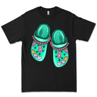 Black nurse crocs Premium Tee - MaliasSmallBusiness
