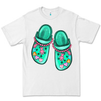White nurse crocs Premium Tee - MaliasSmallBusiness