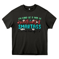 Asphalt im  kind of a mix of sweetheart and smartass Heavy Core Tee - MaliasSmallBusiness