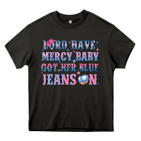 Asphalt lord have mercy baby got her blue jeans on Heavy Core Tee - NancyCooperArtShop