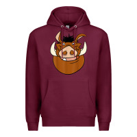 Burgundy Lion518 Premium Hoodie - tuanDangUi