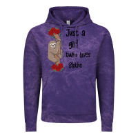 Cloud Purple just a girl who loves sloths Vintage Hoodie - Bettercallsaul