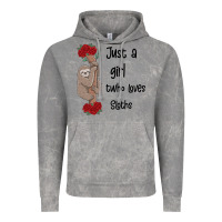 Just A Girl Who Loves Sloths Vintage Hoodie | Teevron