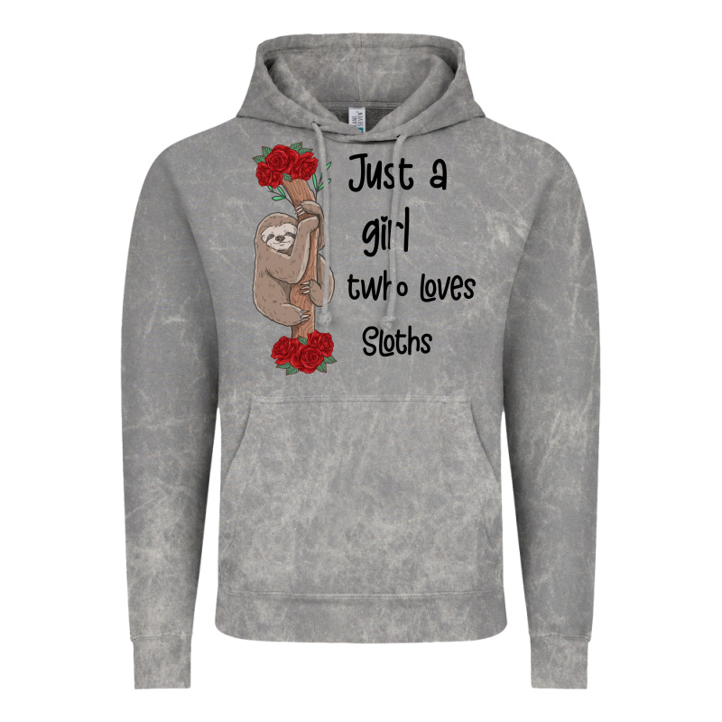 Just A Girl Who Loves Sloths Vintage Hoodie by Bettercallsaul | Teevron